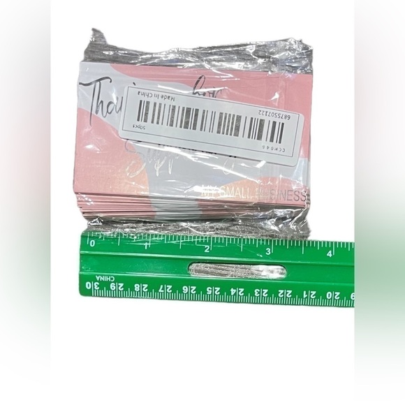 50 Thank you cards for resellers or your small business. Business card size - Picture 12 of 13